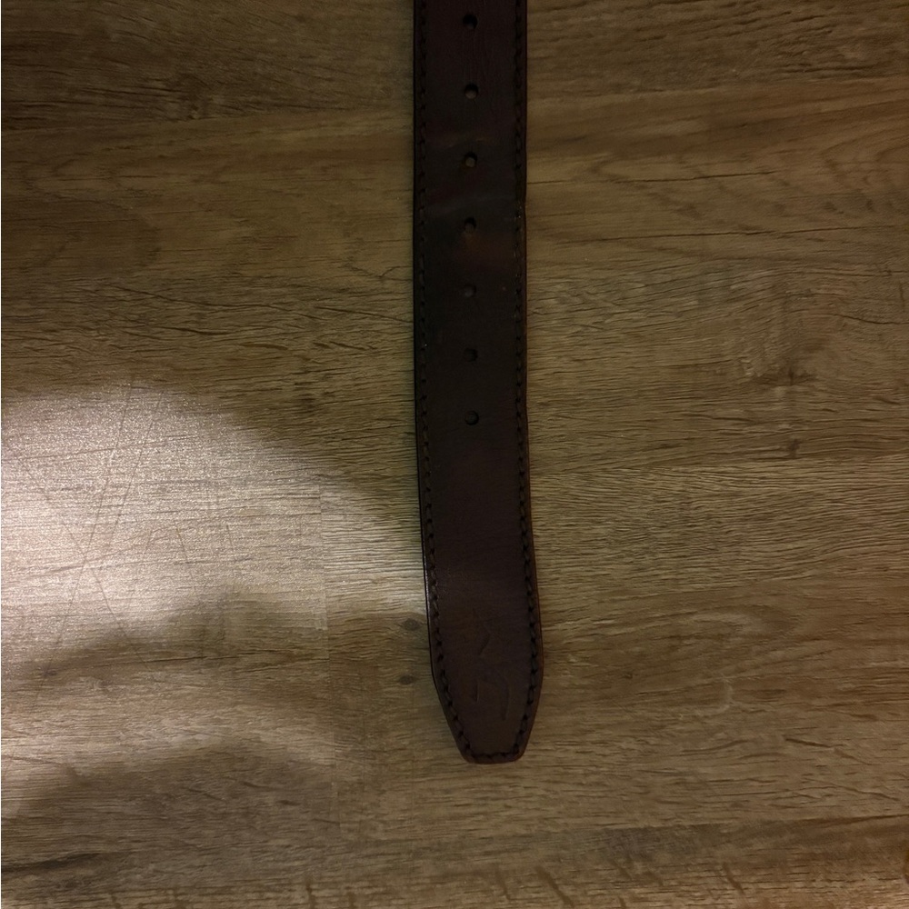 Men's Brown Leather Belt